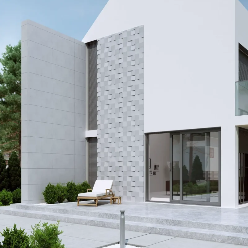 beton architektoniczny na tarasie
