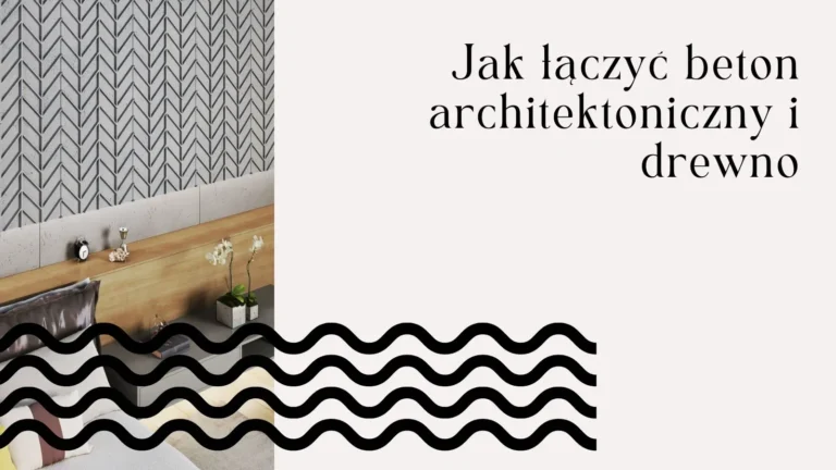 beton architektoniczny i drewno